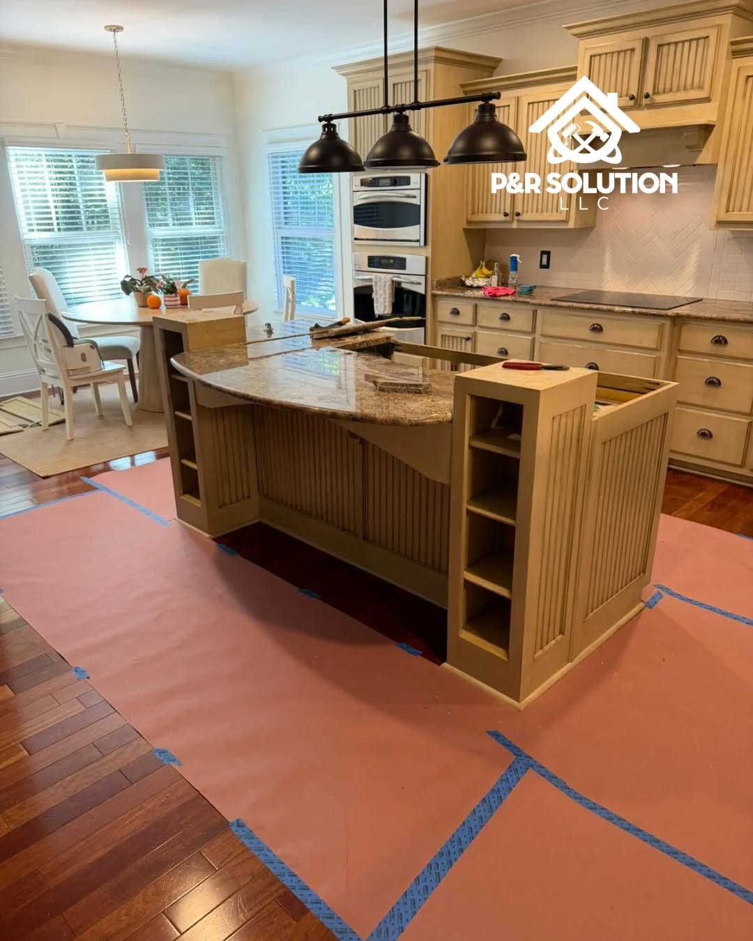 Interior design transformation with fresh paint and decor